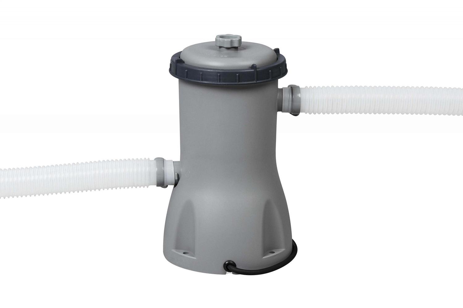 Каркасный бассейн Bestway 56488 BW, Steel Pro Max 457х107см, 14970л, фильтр-насос, лестница, тент фото 5